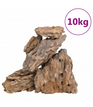 vidaXL Dragon Stones 10 kg Mixed Colour 10-30 cm