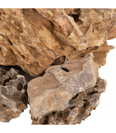 vidaXL Dragon Stones 25 kg Brown 5-30 cm
