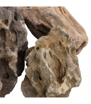 vidaXL Dragon Stones 25 kg Grey 10-40 cm