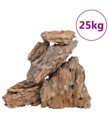 vidaXL Dragon Stones 25 kg Mixed Colour 10-30 cm