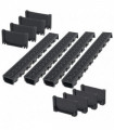 vidaXL Drainage Channels Plastic 4 m