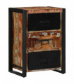 vidaXL Drawer Cabinet Multicolour 50x35x70 cm Solid Wood Reclaimed