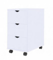 vidaXL Drawer Unit 45x33x60 cm White