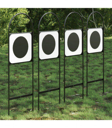 vidaXL Dressage Markers 4 pcs Steel