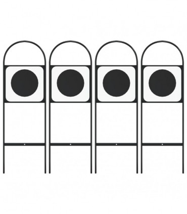 vidaXL Dressage Markers 4 pcs Steel
