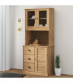 vidaXL Dresser Top VIGO 78x30x100 cm Solid Wood Pine