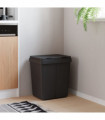 vidaXL Dual Bin Anthracite 2x25 L