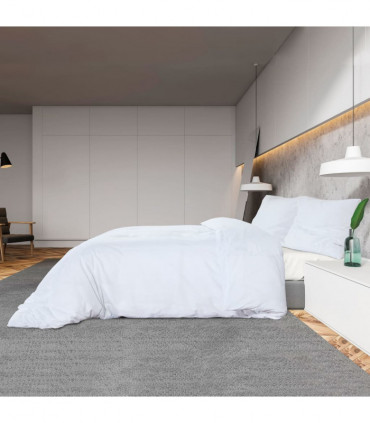 vidaXL Duvet Cover Set White 200x200 cm Light-weight Microfiber