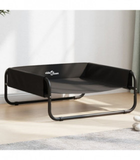 vidaXL Elevated Dog Bed Anthracite Oxford Fabric and Steel
