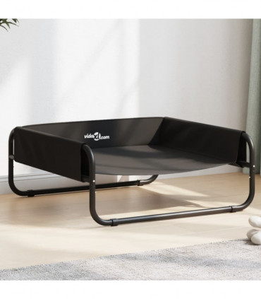 vidaXL Elevated Dog Bed Anthracite Oxford Fabric and Steel