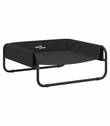 vidaXL Elevated Dog Bed Anthracite Oxford Fabric and Steel