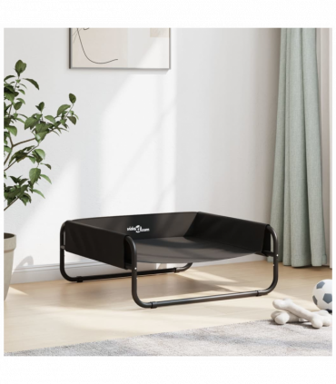 vidaXL Elevated Dog Bed Anthracite Oxford Fabric and Steel