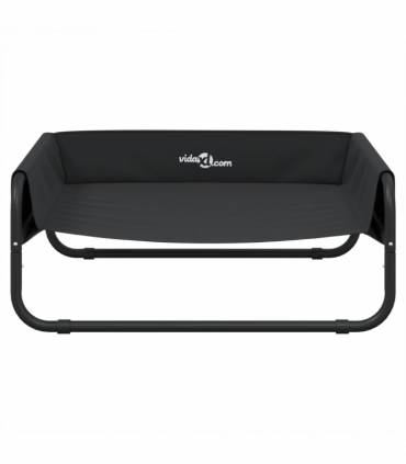 vidaXL Elevated Dog Bed Anthracite Oxford Fabric and Steel