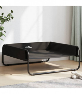 vidaXL Elevated Dog Bed Anthracite Oxford Fabric and Steel