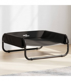vidaXL Elevated Dog Bed Anthracite Oxford Fabric and Steel