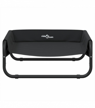 vidaXL Elevated Dog Bed Anthracite Oxford Fabric and Steel