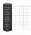 vidaXL Euro Fence Steel 10x1 m Grey