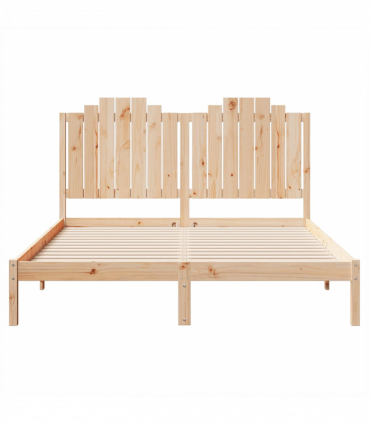 vidaXL Extra Long Bed Frame without Mattress 140x210 cm Solid Wood