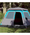 vidaXL Family Tent Dome 6-Person Blue Quick Release