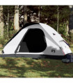 vidaXL Family Tent Dome 6-Person White Blackout Fabric Waterproof
