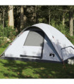 vidaXL Family Tent Dome 6-Person White Blackout Fabric Waterproof