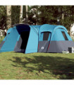vidaXL Family Tent Tunnel 16-Person Blue Waterproof