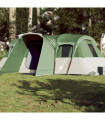 vidaXL Family Tent Tunnel 16-Person Green Waterproof