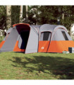 vidaXL Family Tent Tunnel 16-Person Grey Waterproof
