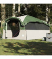 vidaXL Family Tent Tunnel 6-Person Green Waterproof