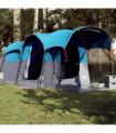 vidaXL Family Tent Tunnel 8-Person Blue Waterproof