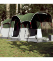 vidaXL Family Tent Tunnel 8-Person Green Waterproof