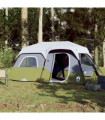 vidaXL Family Tent with LED 9-Person Light Blue Quick Release