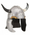 vidaXL Fantasy Viking Helmet LARP Silver Steel