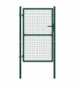 vidaXL Fence Gate Steel 100x150 cm Green