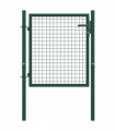 vidaXL Fence Gate Steel 100x75 cm Green