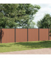 vidaXL Fence Panel Brown 1045x186 cm WPC