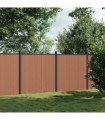 vidaXL Fence Panel Brown 353x186 cm WPC