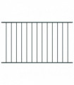 vidaXL Fence Panel Powder-coated Steel 1.7x0.75 m Anthracite