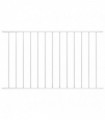 vidaXL Fence Panel Powder-coated Steel 1.7x0.75 m White