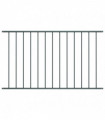 vidaXL Fence Panel Powder-coated Steel 1.7x1 m Anthracite