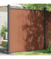 vidaXL Fence Panel WPC Brown 173x186 cm