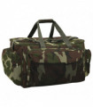 vidaXL Fishing Bag Waterproof Green Camouflage Oxford Fabric