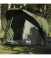 vidaXL Fishing Tent 4-Person Olive Green Waterproof