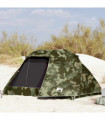 vidaXL Fishing Tent 5-Person Camouflage Waterproof