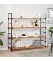 vidaXL Floating Shelf 140x40x2 cm Oil Finished Solid Wood Acacia