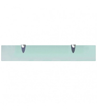 vidaXL Floating Shelves 2 pcs Glass 60x10 cm 8 mm