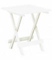 vidaXL Folding Garden Table White 45x43x50 cm Plastic