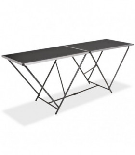vidaXL Folding Pasting Table MDF and Aluminium 200x60x78 cm