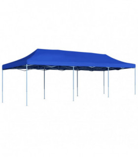 vidaXL Folding Pop-up Party Tent 3x9 m Blue