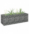 vidaXL Gabion Raised Bed Galvanised Steel 90x30x30 cm